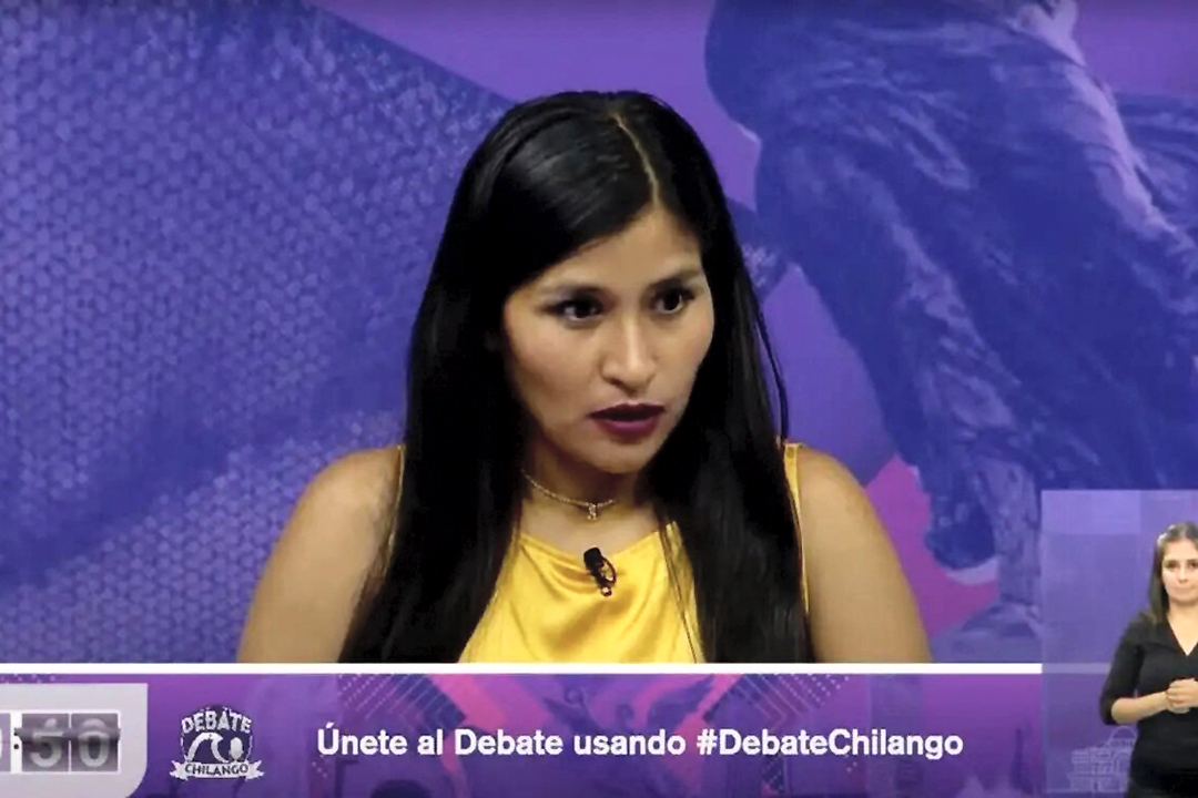Candidata del PRD a diputación de CDMX se congela en pleno ‘debate chilango’