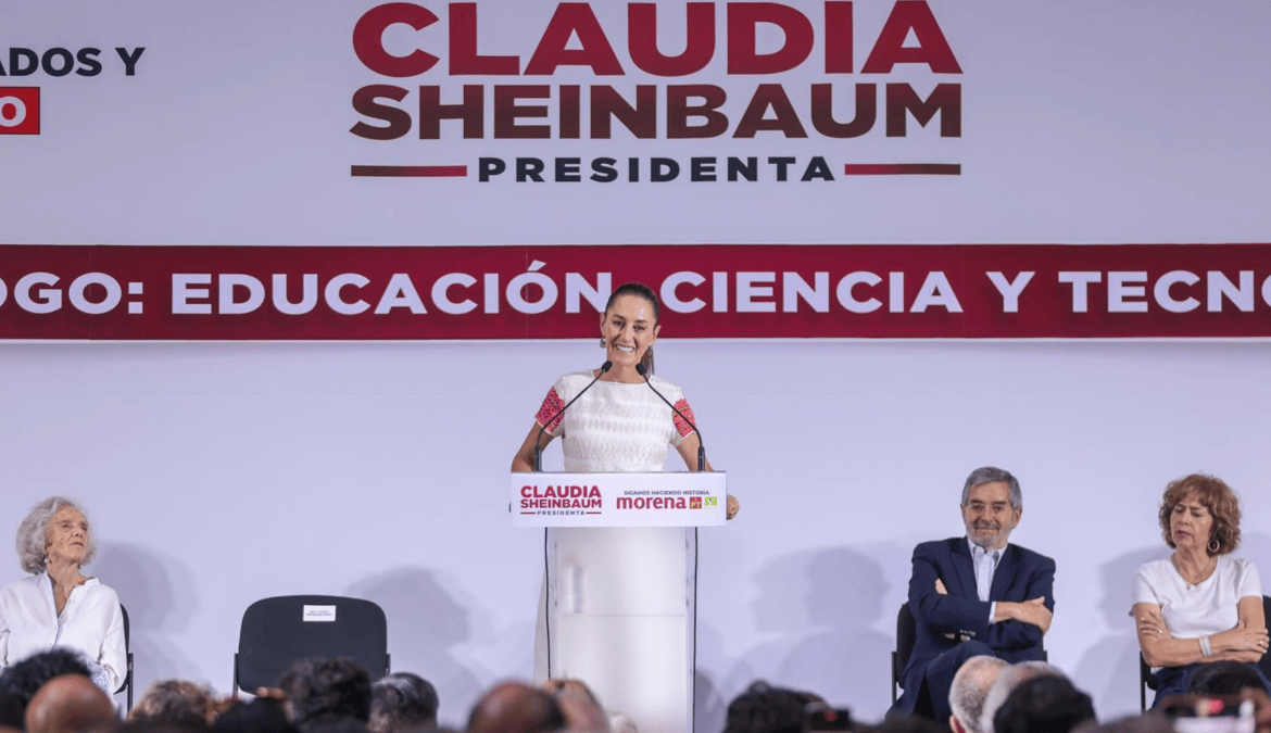 Claudia Sheinbaum pide a científicos involucrarse en su proyecto de nación