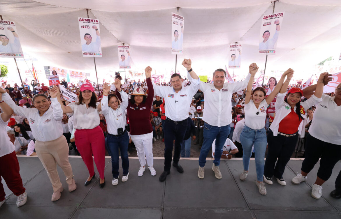 Desarrollo para las Cholulas en turismo y servicios públicos, ofrece Armenta