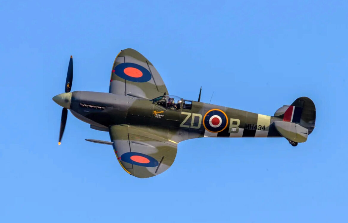 Muere un piloto de la Fuerza Aérea Británica en un Spitfire