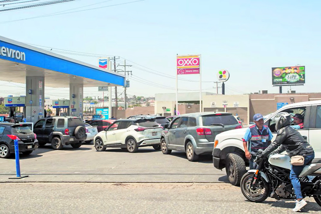 Crisis por desabasto de gasolina en Tijuana, Tecate y Rosarito