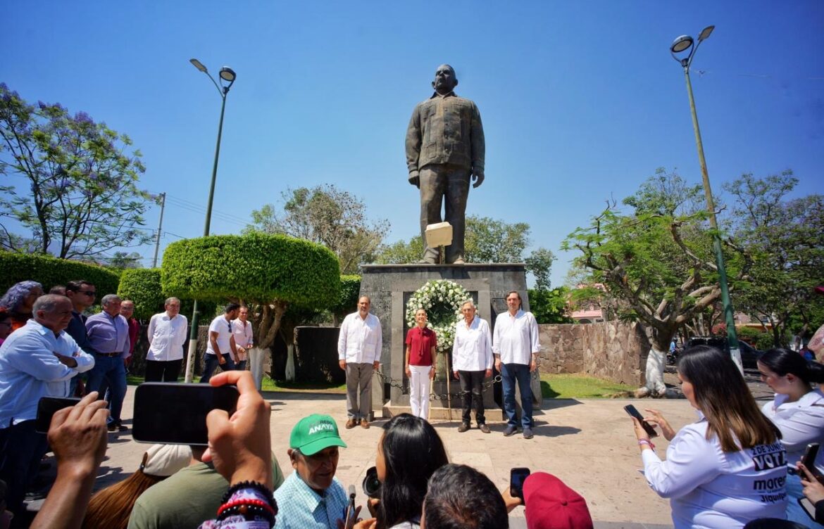 Claudia Sheinbaum convoca a michoacanos a hacer equipo con la 4T