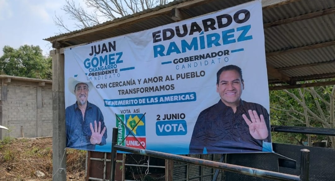 Sufre atentado Juan Gómez Morales, candidato a alcalde de Benemérito de las Américas, Chiapas