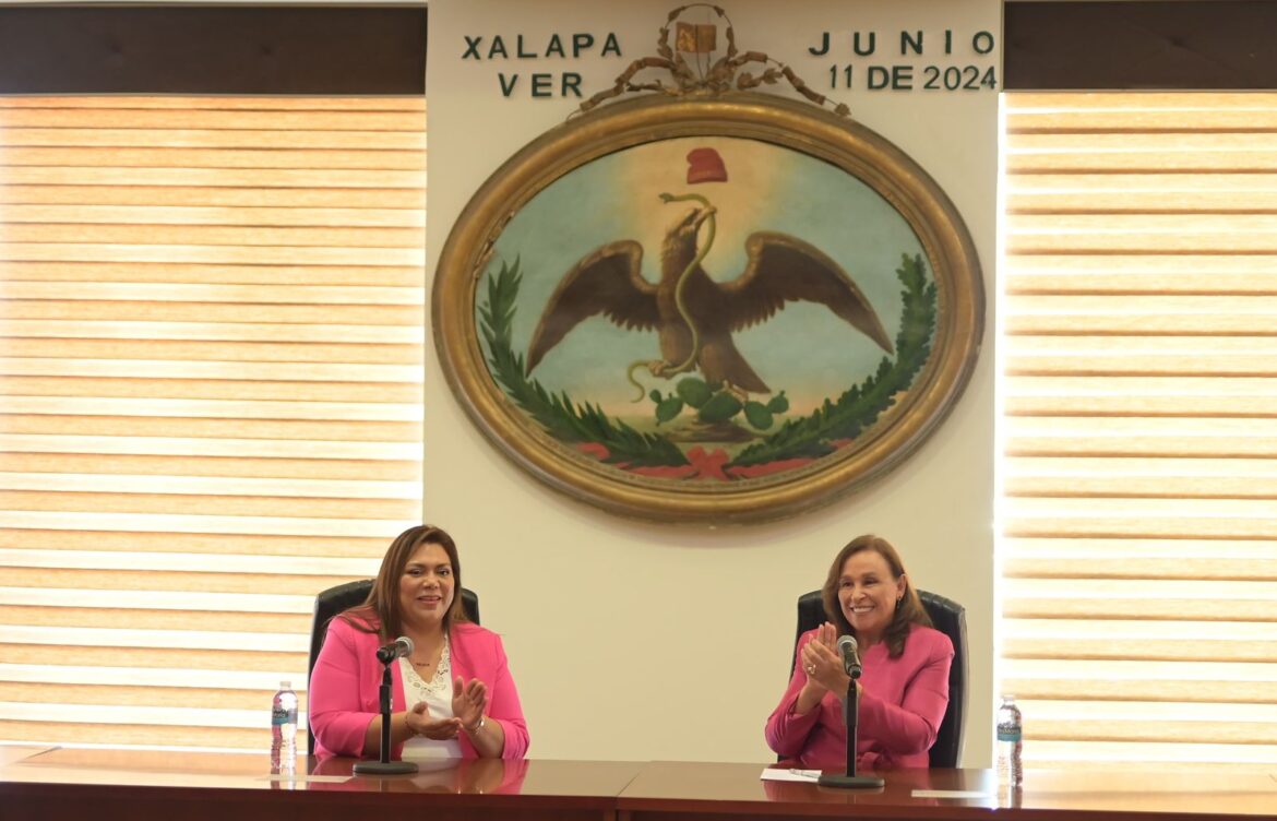 Rocío Nahle se reúne con el Poder Judicial del Estado 