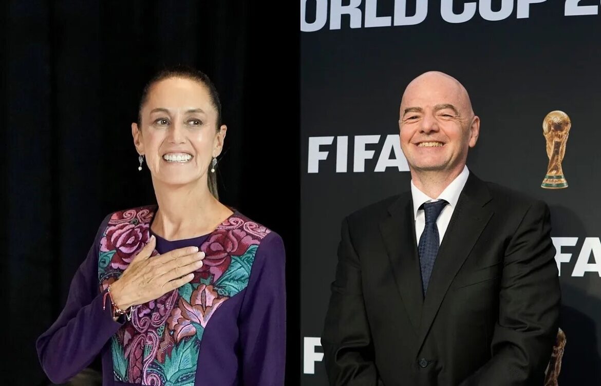 ‘El fútbol une al mundo y a los mexicanos’: agradece Claudia Sheinbaum felicitación de Gianni Infantino. presidente de la FIFA