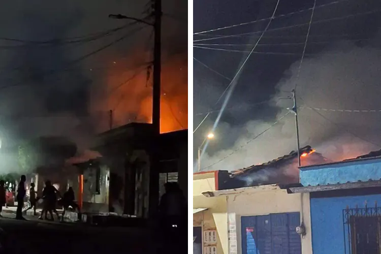 Encapuchados quemaron casas en La Concordia, Chiapas