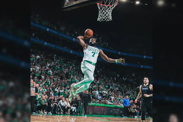 Celtics gana primer juego de las Finales NBA ante Mavericks