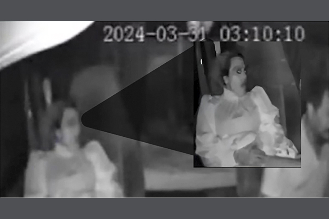 Captan a mujer fantasma viajando junto a trailero | Video