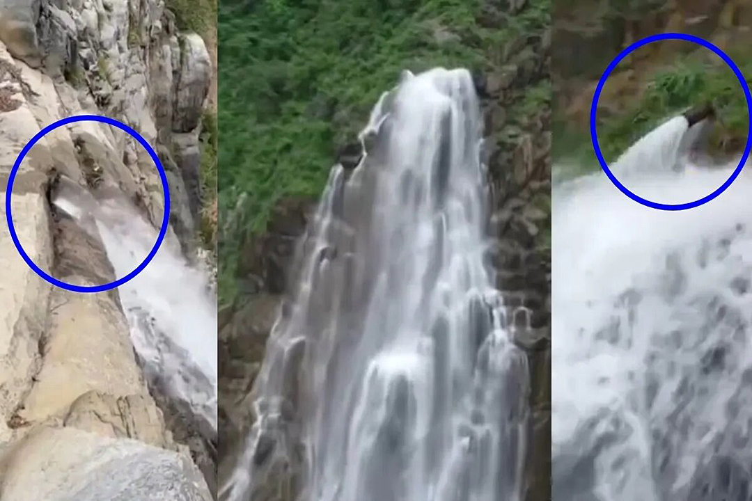 Turista descubre que cascada más alta de China es un fraude