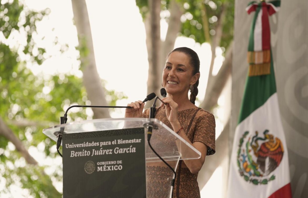 Vamos a fortalecer y ampliar el derecho a la educación del pueblo de México: Claudia Sheinbaum 