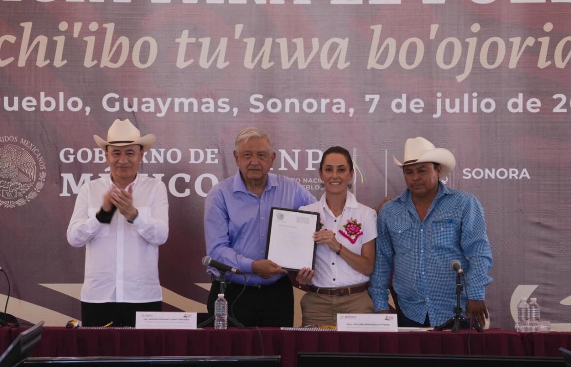 Claudia Sheinbaum: En esta transición no hay olvido, hay continuidad y justicia para los pueblos originarios 