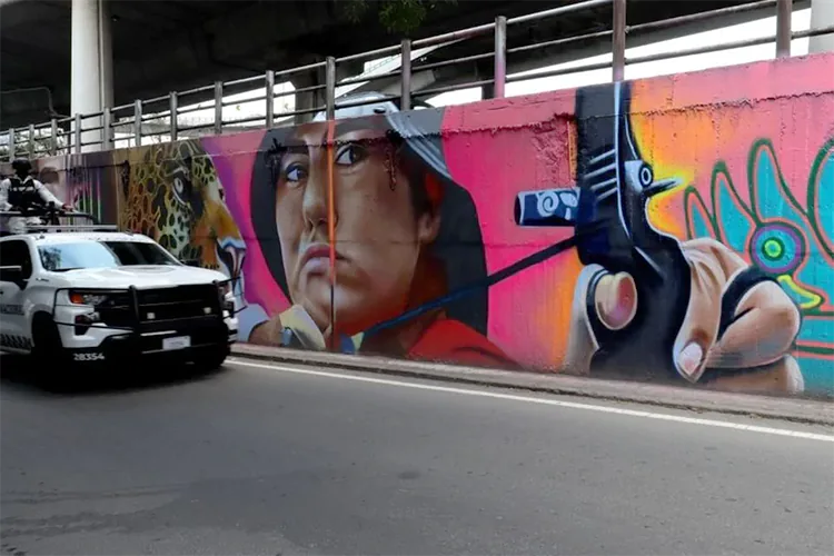 Van 35 murales urbanos dedicados a Juegos Olímpicos París 2024