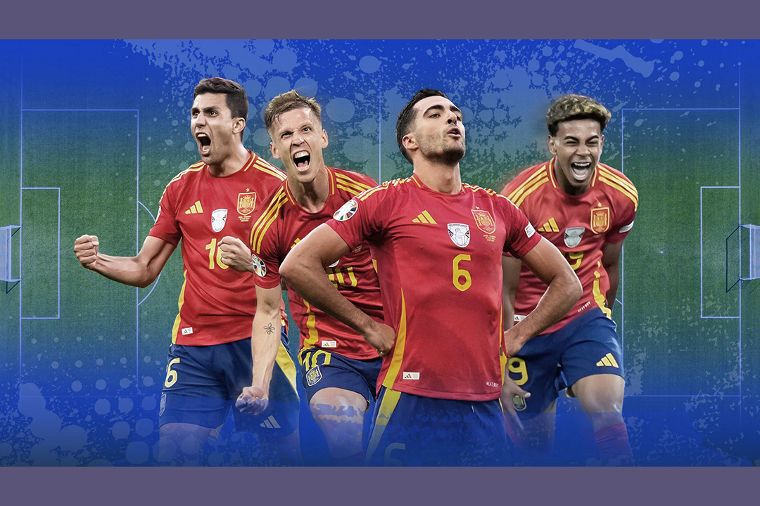 España vence 2-1 a Inglaterra y gana su cuarto título europeo