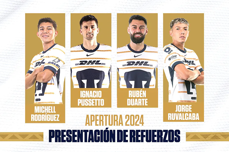 Pumas presenta nuevos rostros para el Apertura 2024