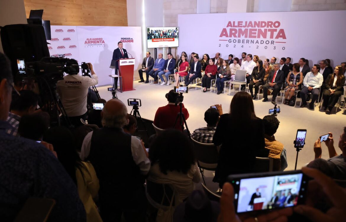 Se integran 3 comisiones y un comité técnico a la transición del gobernador electo Alejandro Armenta