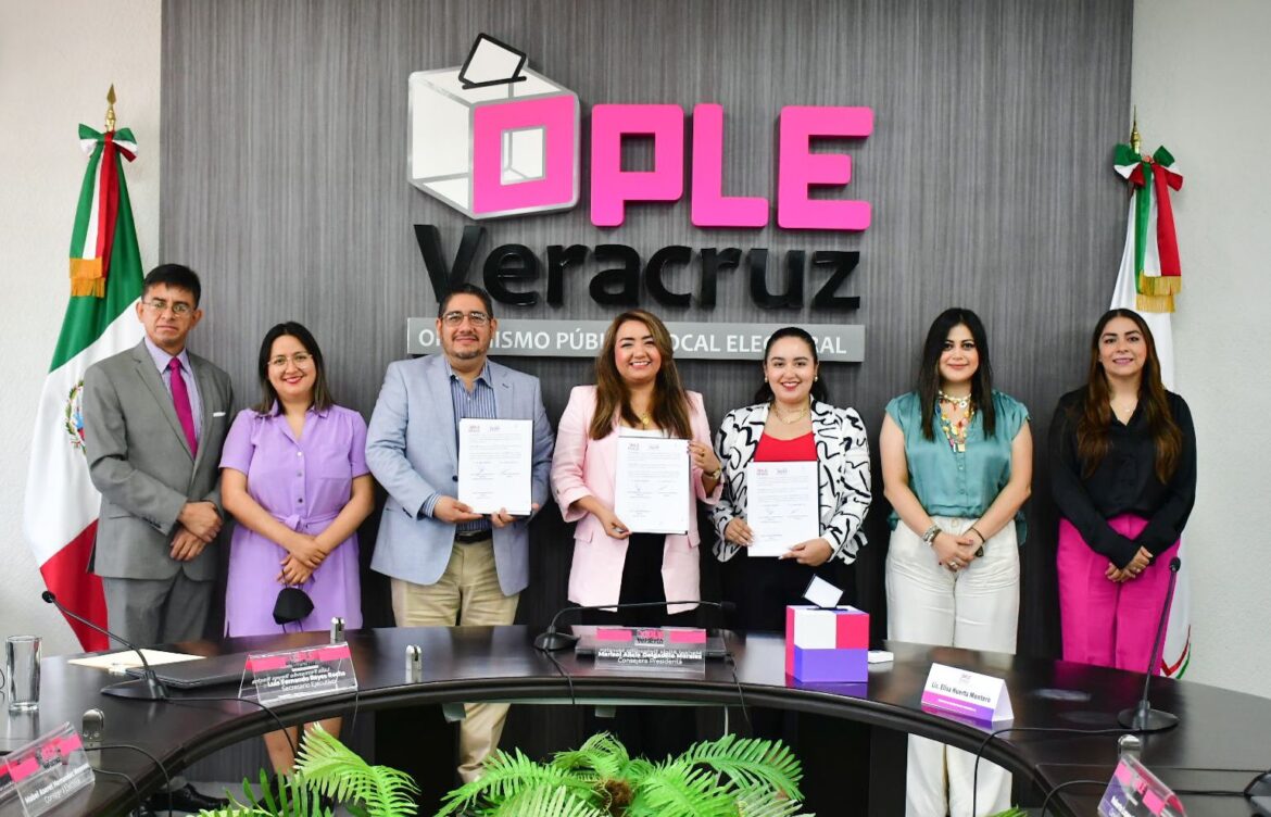 OPLE Veracruz firma convenio de colaboración con “Enseñas para la Inclusión”, asociación civil