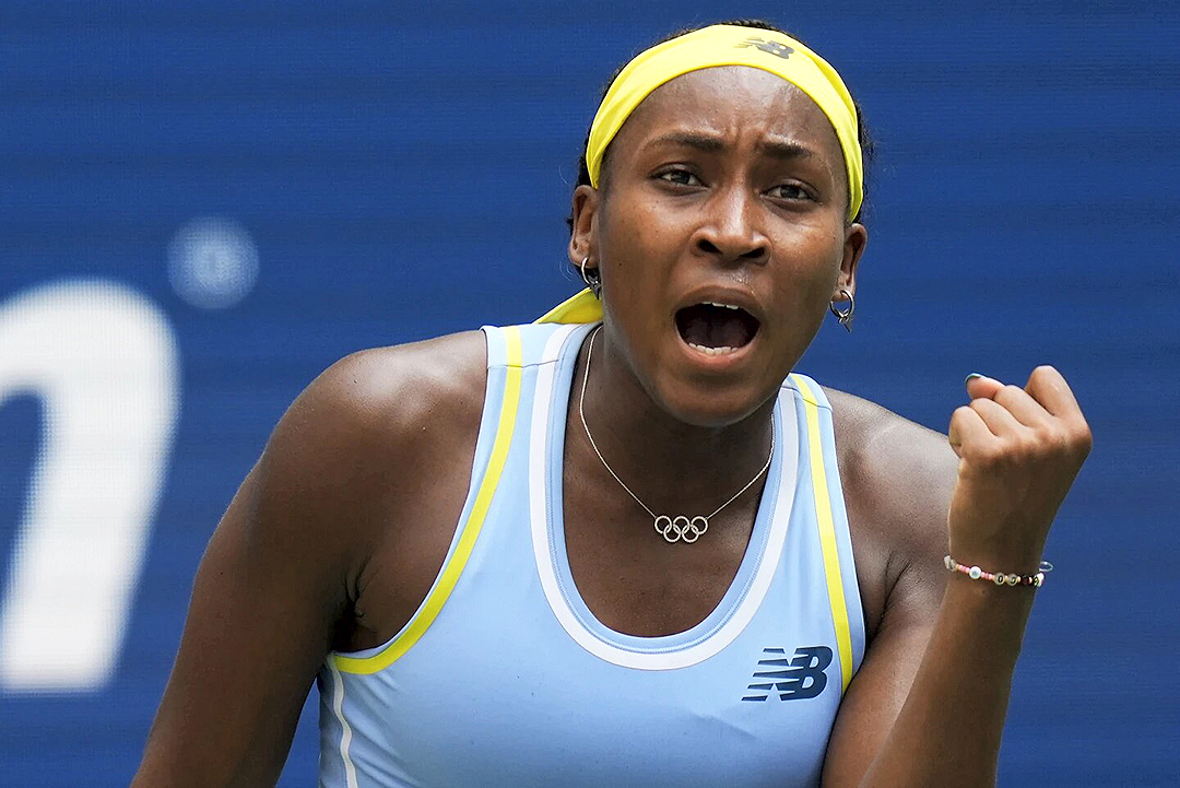 Coco Gauff brilla en su debut en el Abierto de Estados Unidos