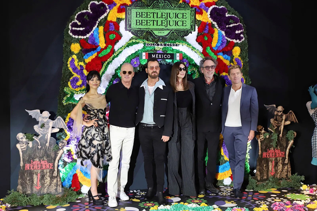 Tim Burton y elenco de ‘Beetlejuice 2’ promocionan la película en México