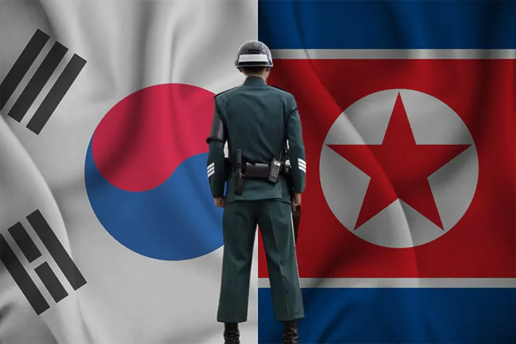 Soldado de Corea del Norte deserta caminando hacia Corea del Sur