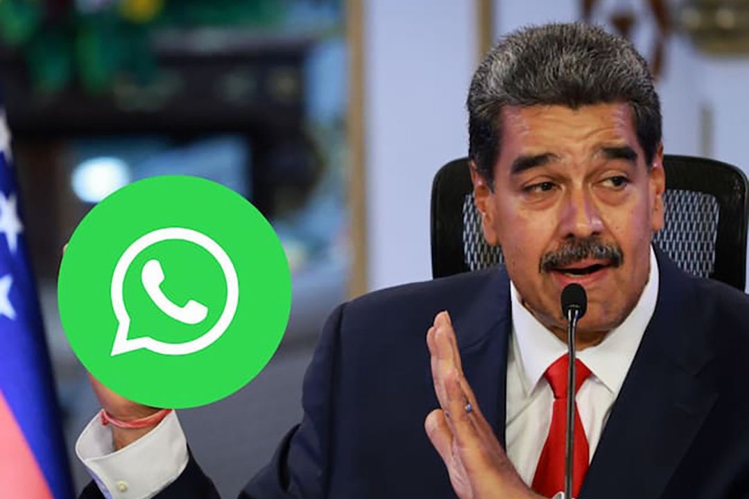 Maduro llama a desinstalar WhatsApp por amenazar a Venezuela