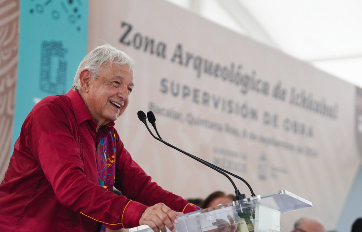 AMLO: Obras en inmediaciones del Tren Maya generan empleos y atraen turismo