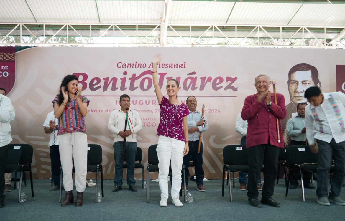 Vamos a seguir trabajando con y para Oaxaca: Claudia Sheinbaum