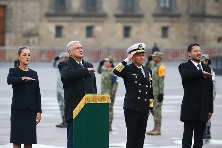 AMLO y Claudia Sheinbaum conmemoran sismos de 1985 y 2017