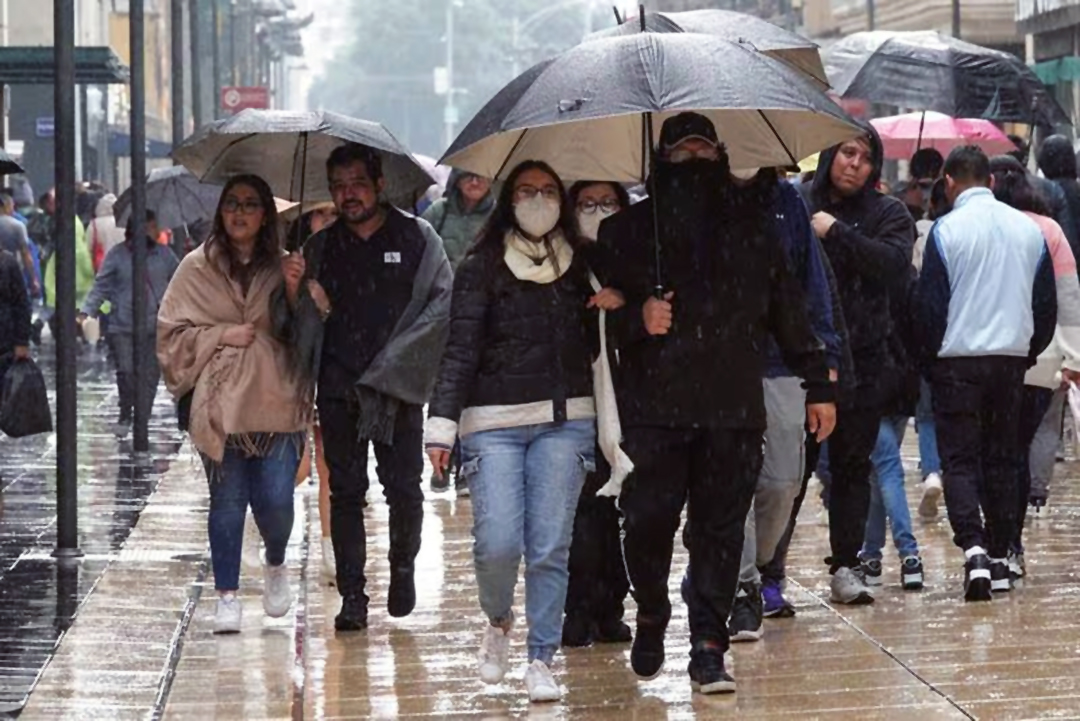 Frente frío número uno traerá frío y lluvias