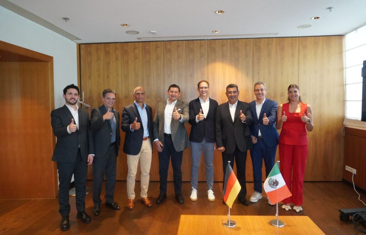 Armenta promueve cooperación internacional con Alemania para la innovación en Puebla