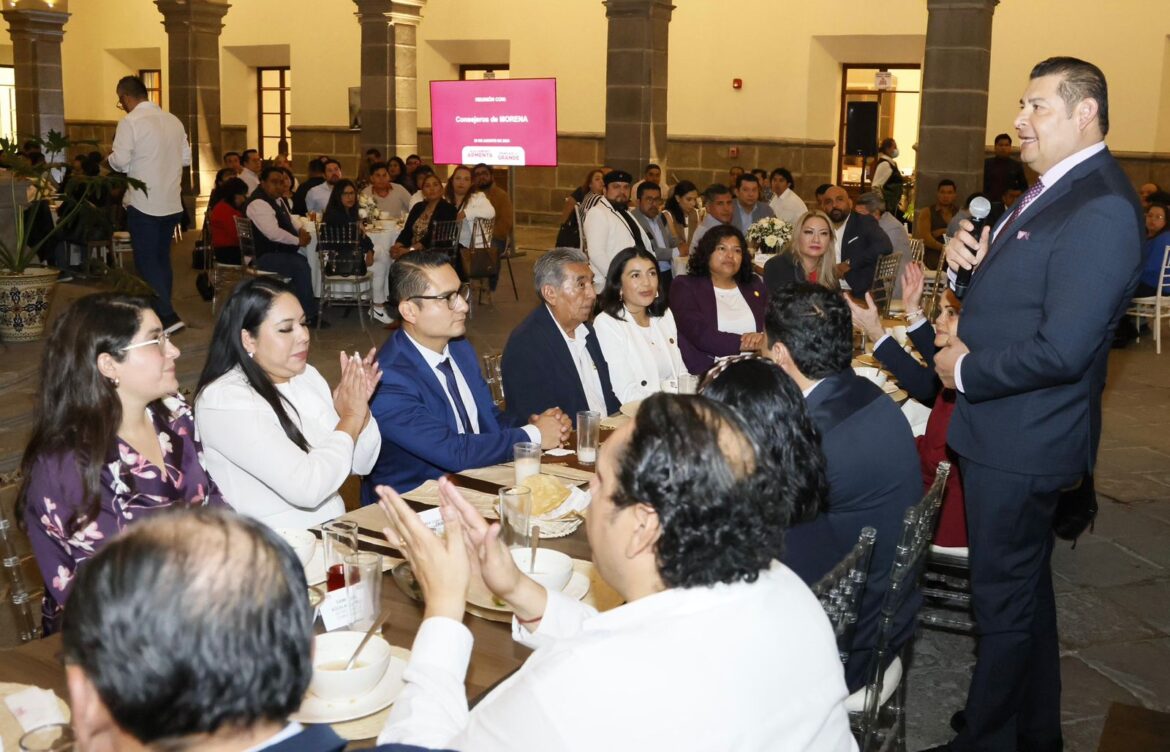 La mejor forma de honrar a tu partido es hacer bien el trabajo: Armenta