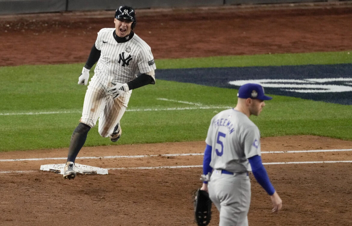 Con lluvia de carreras, los New York Yankees derrotaron a Los Angeles Dodgers 