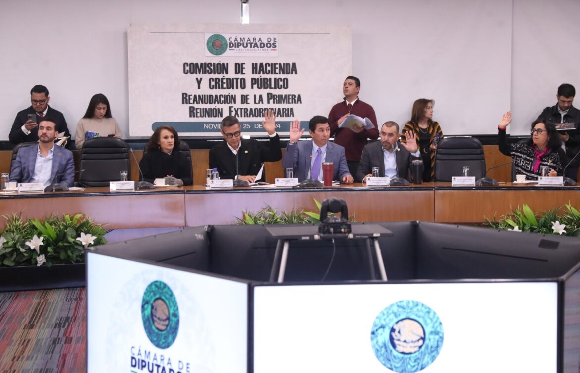 Aprueban en Comisión de Hacienda dictamen de Ley de Ingresos