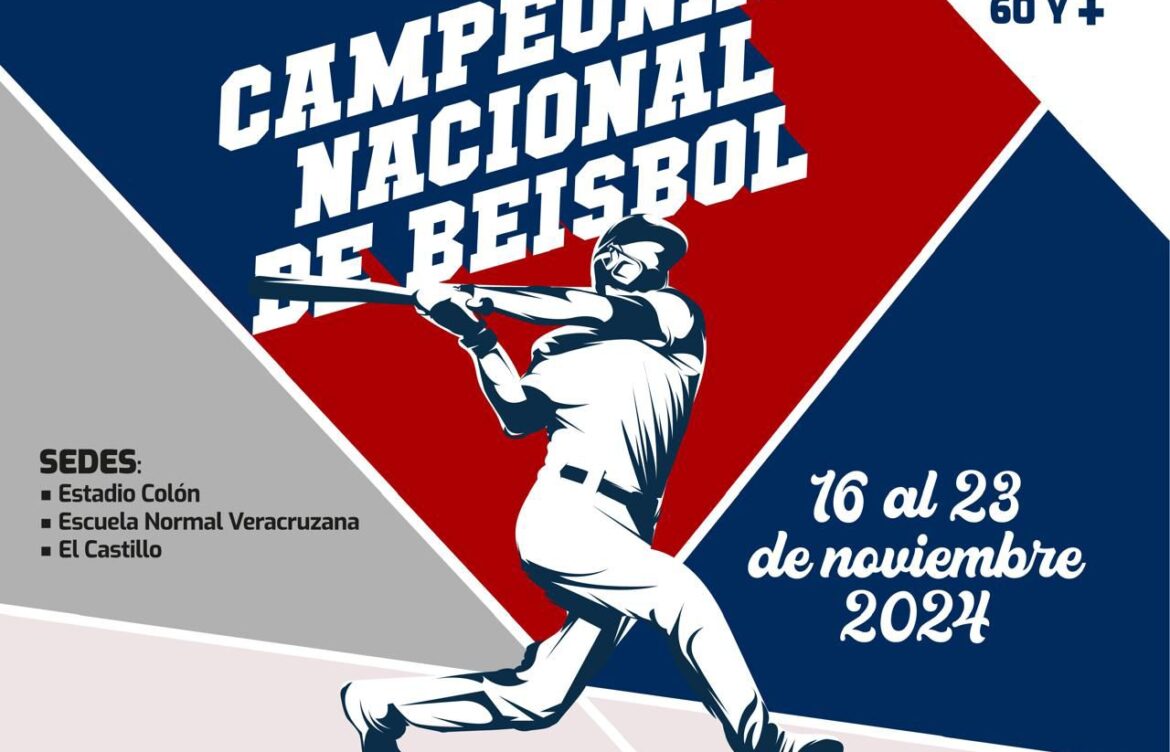 Presenta Ayuntamiento torneo Gran Master de Beisbol 60 años y más 