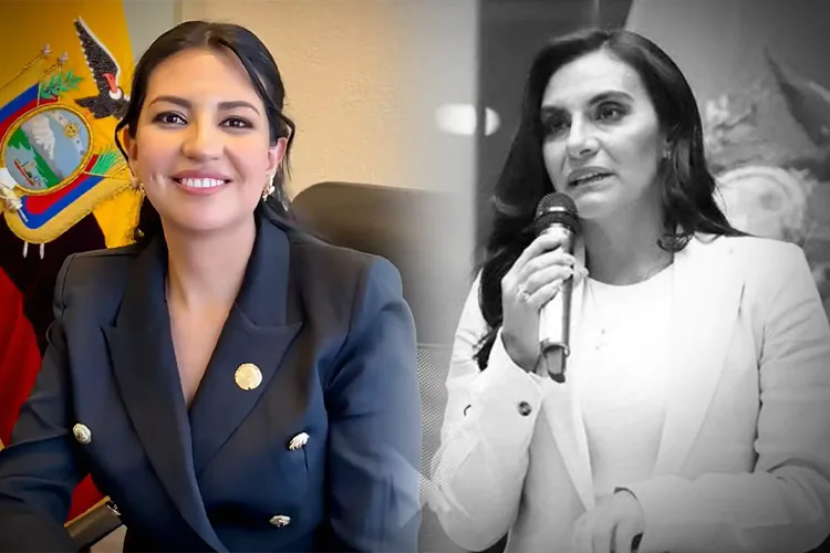 Verónica Abad, “funada” como vicepresidenta de Ecuador; la sustituye Sariha Moya