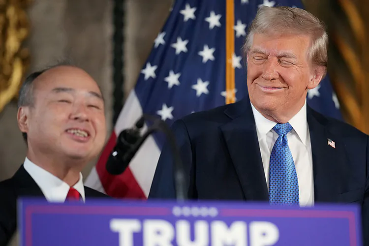 Trump y SoftBank anuncian inversión de 100 mil mdd en EU