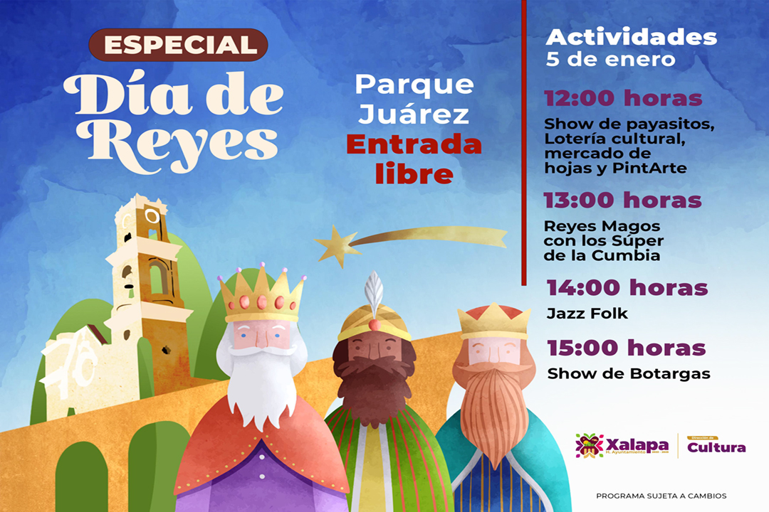 Invita Ayuntamiento a Especial de Día de Reyes