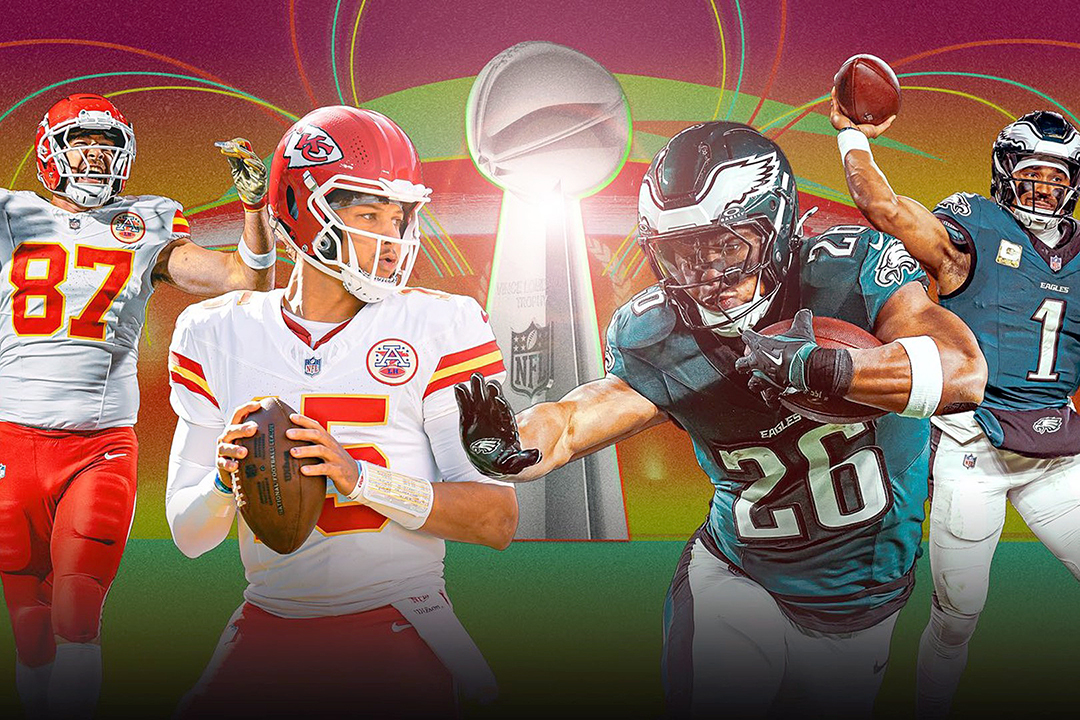 Los apostadores están divididos entre los Eagles y los Chiefs en el Super Bowl