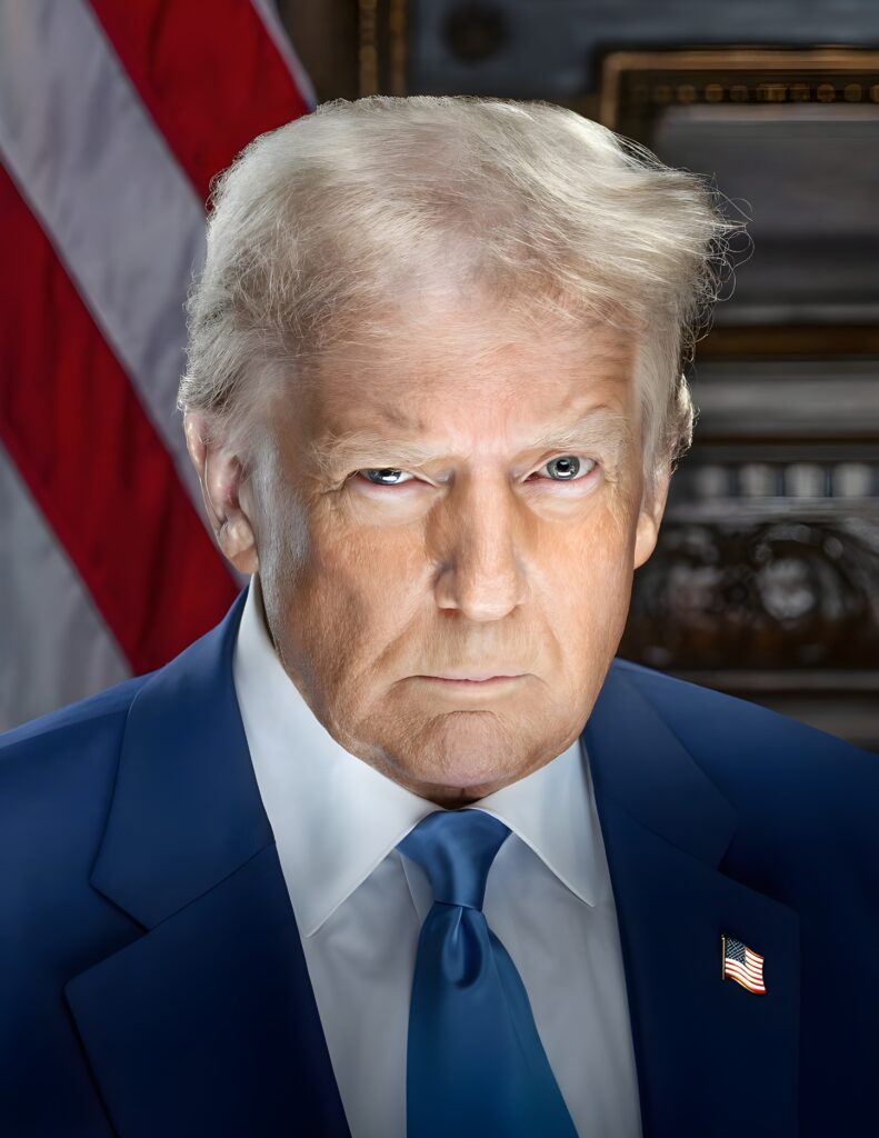 retrato oficial de su primer mandato (2016-2021)