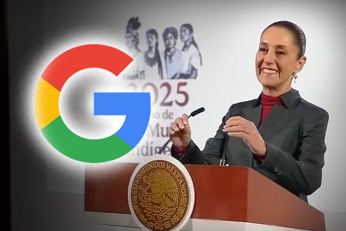 Sheinbaum pedirá a Google que explique posible cambio de nombre del golfo de México