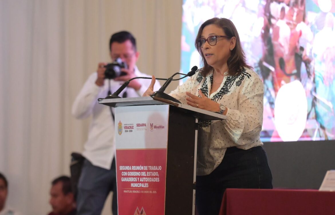 Rocío Nahle impulsa certificación ganadera, compromiso con la sanidad y la productividad
