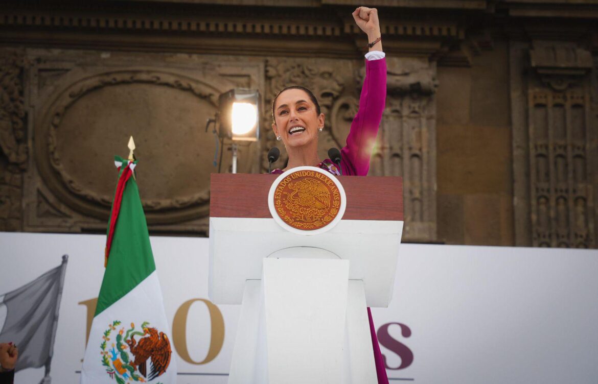 Sheinbaum rinde informe al pueblo de México por los 100 días de gobierno