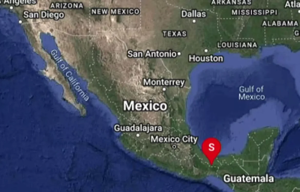 Sismo de magnitud 5 sacude el Sur de Veracruz