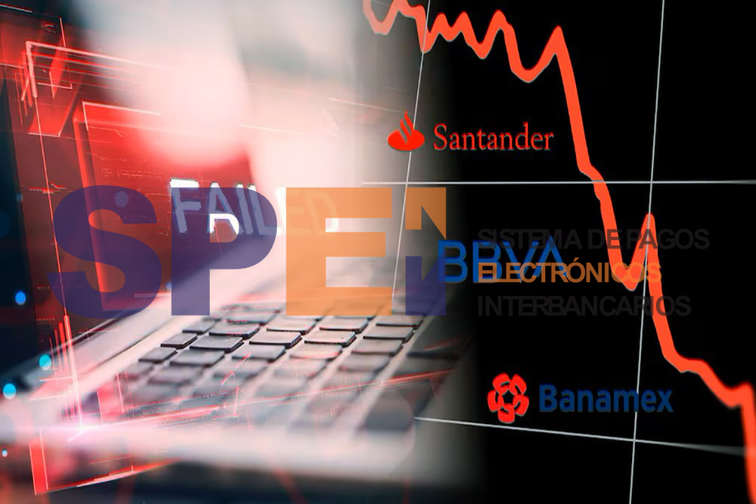 Fallas en SPEI afectan transferencias en plena quincena: usuarios reportan problemas en Santander, BBVA y Banamex