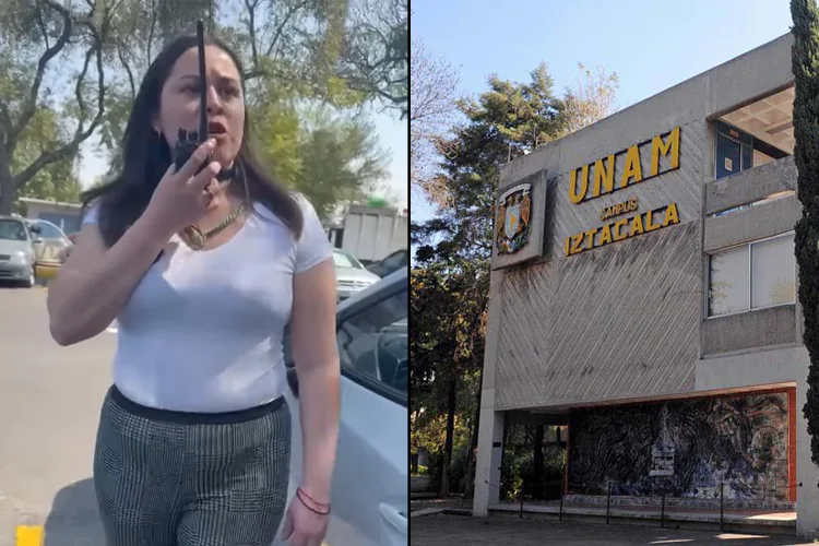 Lady UNAM: Trabajadora amenaza y humilla a estudiante en estacionamiento | Video