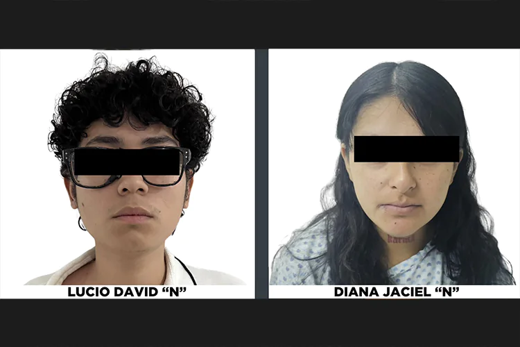 Lucio y Diana Jaciel, padres que abandonaron a su bebé en Tultitlán, fueron aprehendidos y encerrados