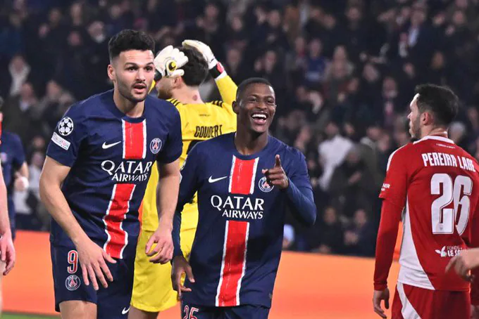 PSG arrasa al Brest con histórica goleada 7-0 y establece récord en la Champions