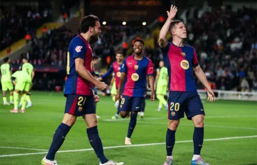 Con gol de Dani Olmo, el Barcelona vence 1-0 al Mallorca y llegará líder a la final de Copa del Rey.