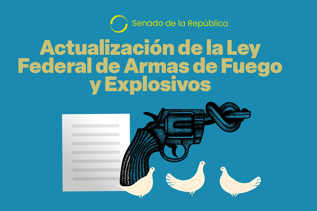 Aprueba Senado reforma para fortalecer control estatal de armas y explosivos; permitirá portación a funcionarios de CFE, Pemex y SAT