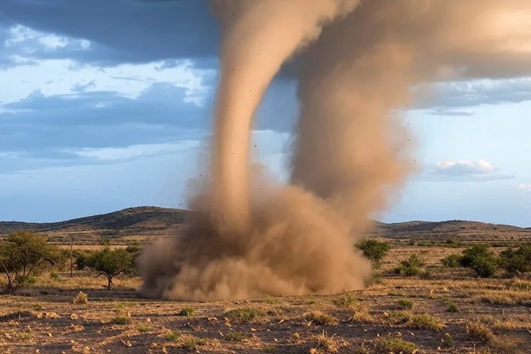 Clima: Se esperan torbellinos en el noroeste de México y fuertes lluvias en siete estados del país