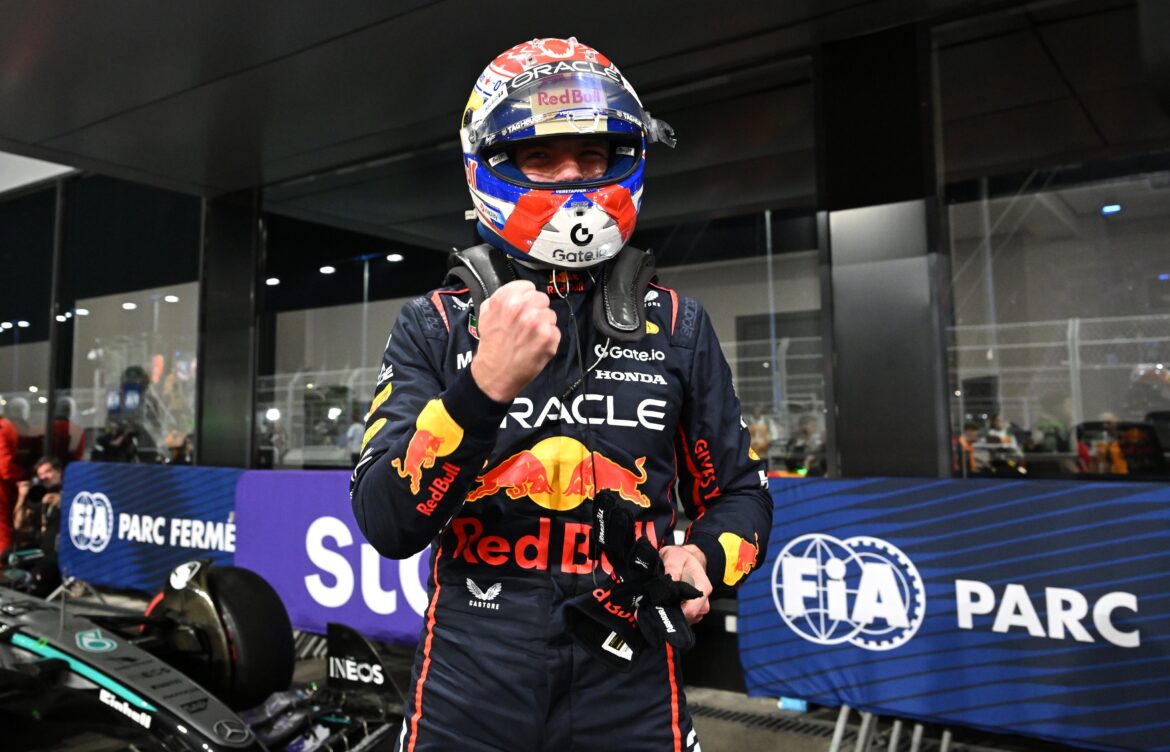 Verstappen sorprende con la pole en Yeda; afirma que el auto “cobró vida” bajo las luces